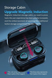 Shivaay Trading Co.  True Wireless Earbuds M10 Bluetooth 5.1 Earbuds in-Ear TWS Stereo Headphones with Smart LED Display Charging Case PowerBank-Charge your phone Waterproof Built-in Mic for Sports Work - Black
