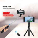 Mini Tripod Extendable Selfie Stick Monopod Mobile Phone Holder Stand Portable