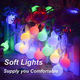 MIRADH Outdoor String Lights, 5M 20 LED Waterproof Ball Lights, Starry Fairy Lights,Diwali Light, Decoration Light, Battery Powered (5M 20Led Plug Powered Multicolor)